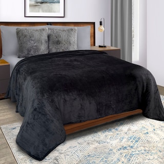 Foto 2 | Cobertor Ligero King Size Ultrasuave Negro Térmico