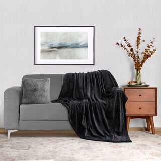 Foto 3 | Cobertor Ligero King Size Ultrasuave Negro Térmico