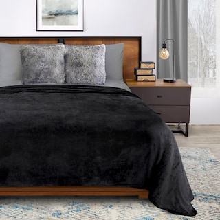 Foto 4 | Cobertor Ligero King Size Ultrasuave Negro Térmico