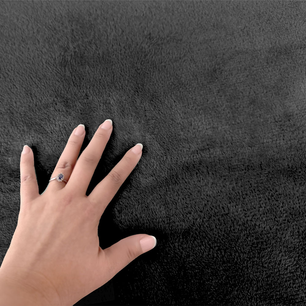 Foto 6 | Cobertor Ligero Matrimonial Ultrasuave Negro Térmico
