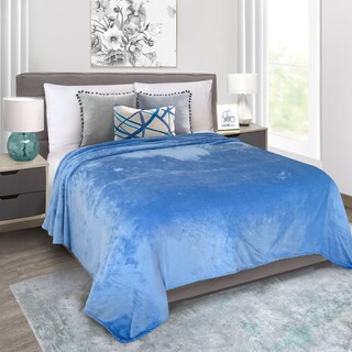 Foto 2 | Cobertor Ligero Matrimonial Ultrasuave Azul Térmico Celeste