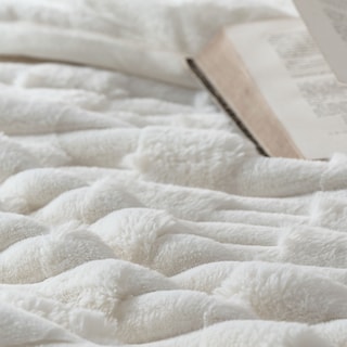 Foto 6 | Cobertor Tipo Piel Esquimal King Size Color Marfil Ultrasuave