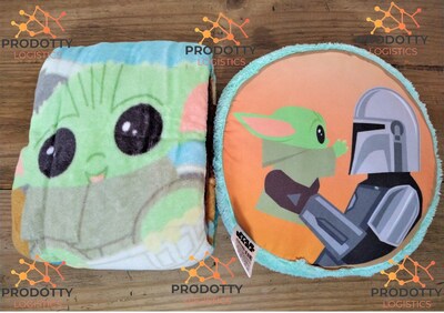 Foto 3 | Frazada Cojin Baby Yoda Mandalorian