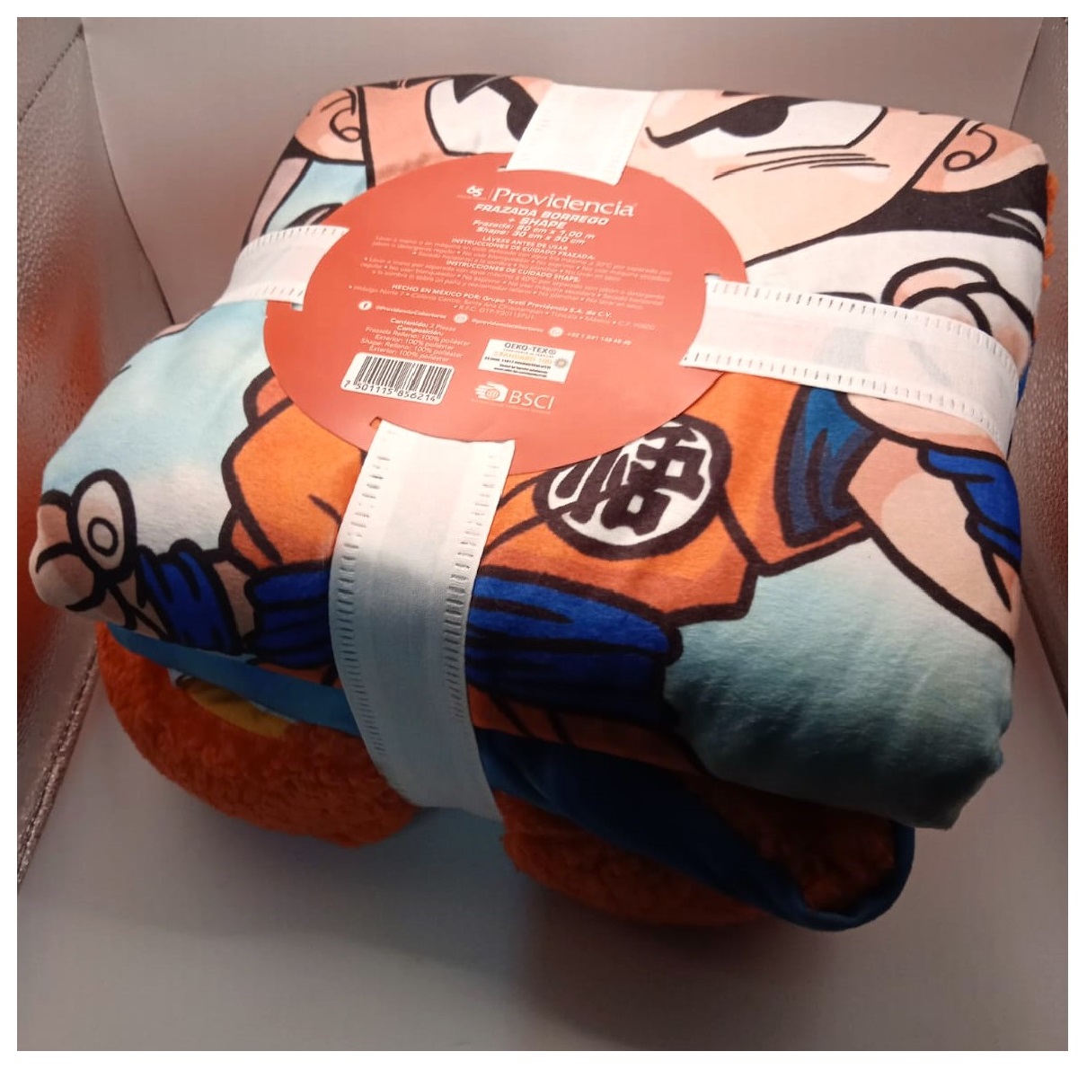 Foto 6 pulgar | Frazada Dragon Ball Con Shape