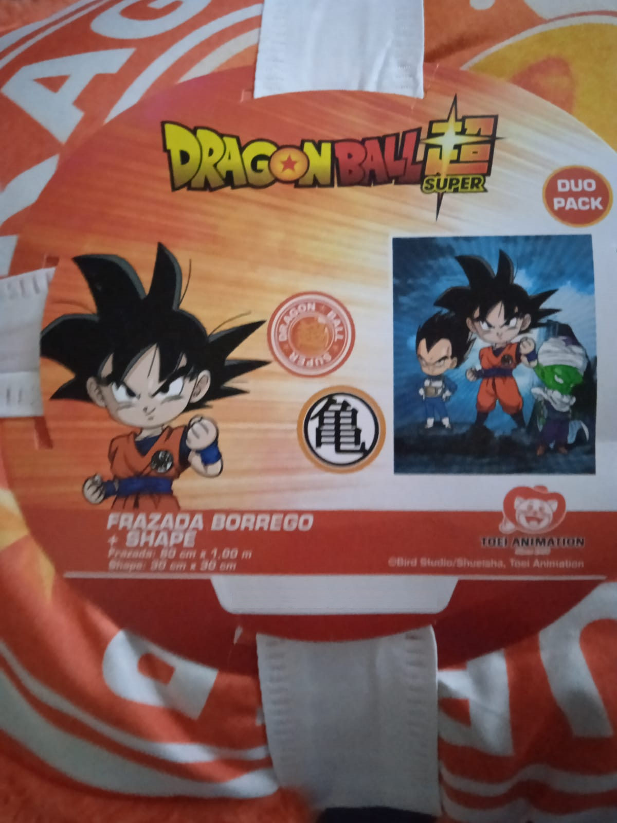 Foto 7 pulgar | Frazada Dragon Ball Con Shape