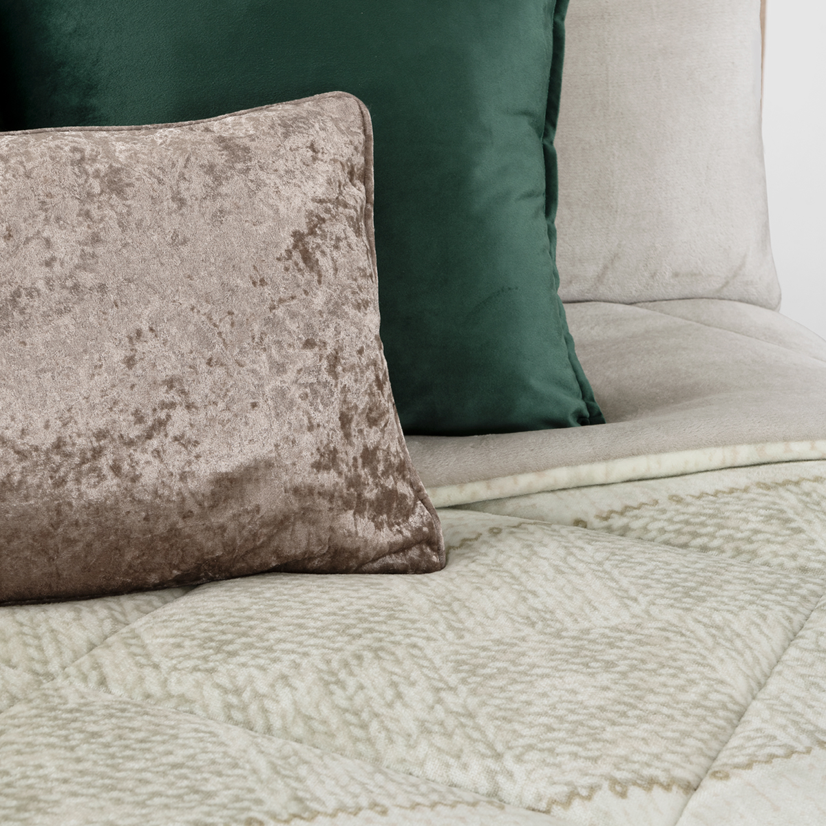 Foto 5 | Cobertor Edredón Esquimal Con Fundas De Almohada  Heno  Matrimonial