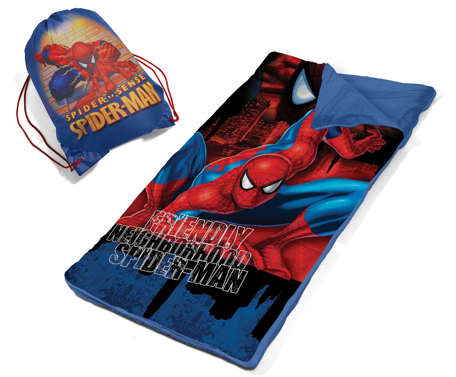 Foto 1 | Set De Sacos De Dormir Idea Nuova Marvel Spiderman Multicolor - Venta Internacional.