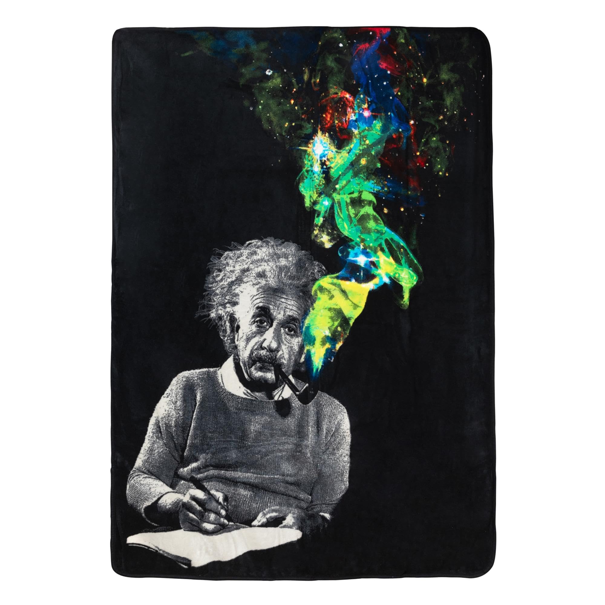 Foto 3 pulgar | Manta Just Funky Albert Einstein Smoke Galaxy - Venta Internacional.