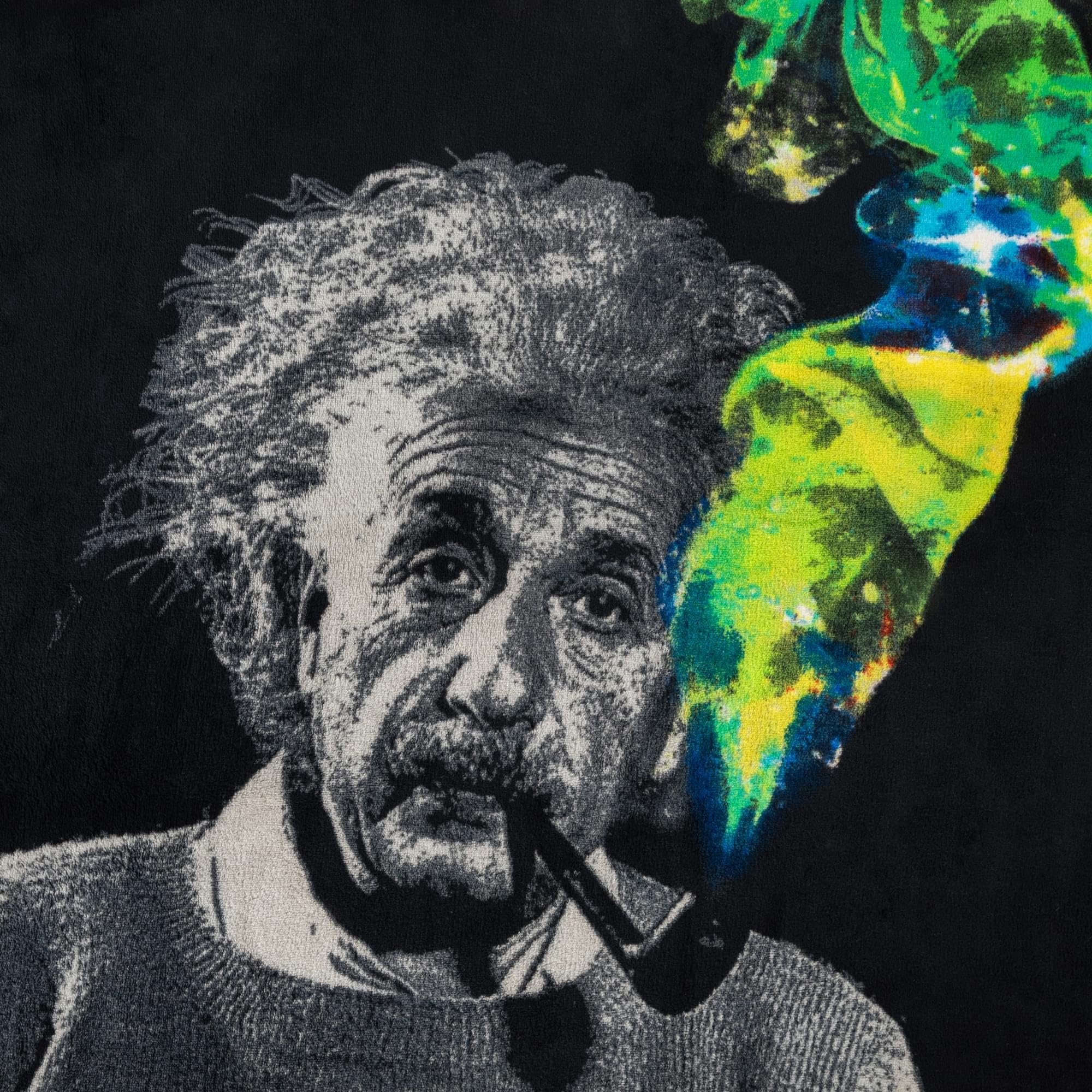 Foto 5 pulgar | Manta Just Funky Albert Einstein Smoke Galaxy - Venta Internacional.