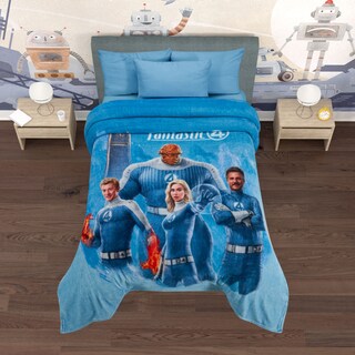 Foto 2 | Cobertor Serenity Matrimonial Fantastic Four Blue