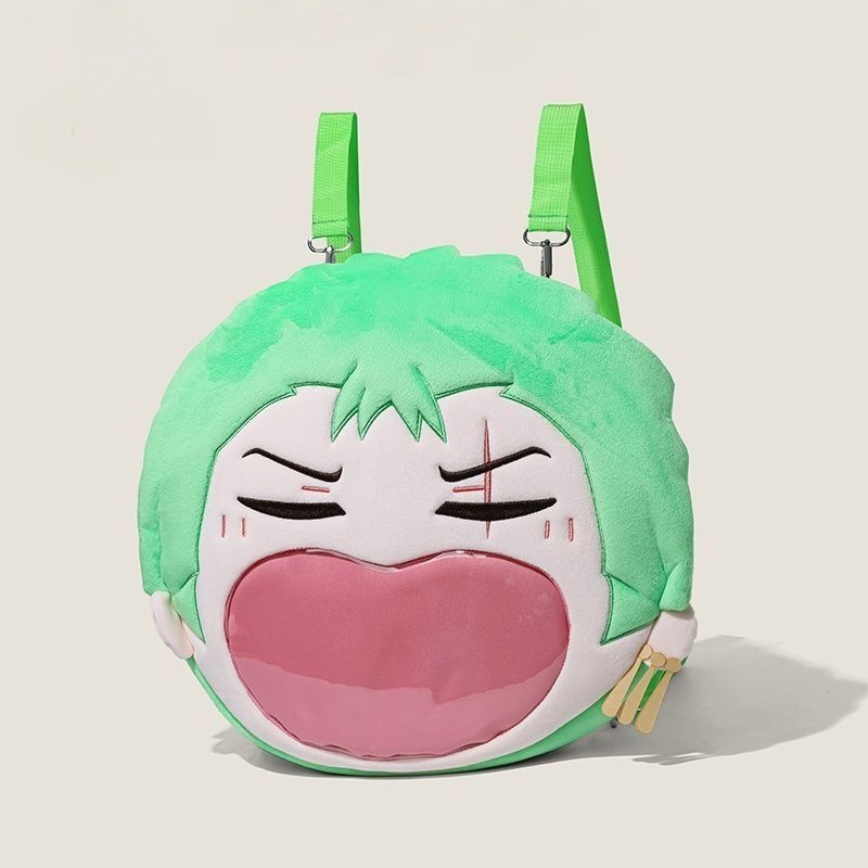 Foto 2 | Mochila De Felpa Sanmu One Piece Zoro Creative Design - Venta Internacional.