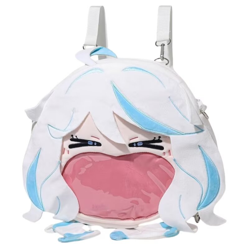Foto 2 pulgar | Mochila De Felpa Focalors Genshin Impact Anime Para Todas Las Edades - Venta Internacional.