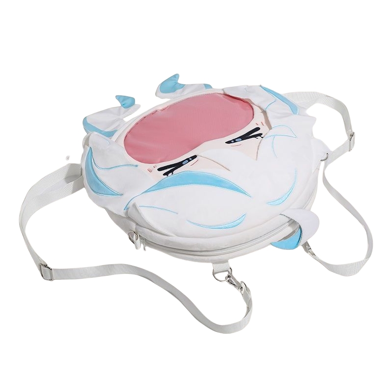 Foto 3 pulgar | Mochila De Felpa Focalors Genshin Impact Anime Para Todas Las Edades - Venta Internacional.