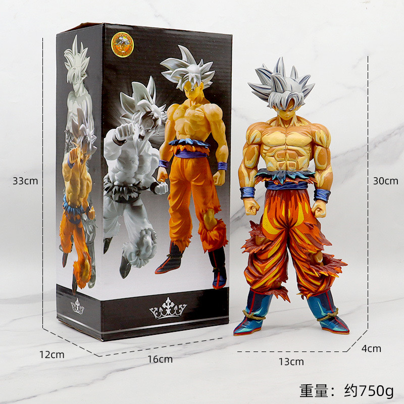 Foto 2 | Figura De Anime Sanmu Dragon Ball Goku  Pelo Gris  Pvc  14 Años O Más - Venta Internacional.
