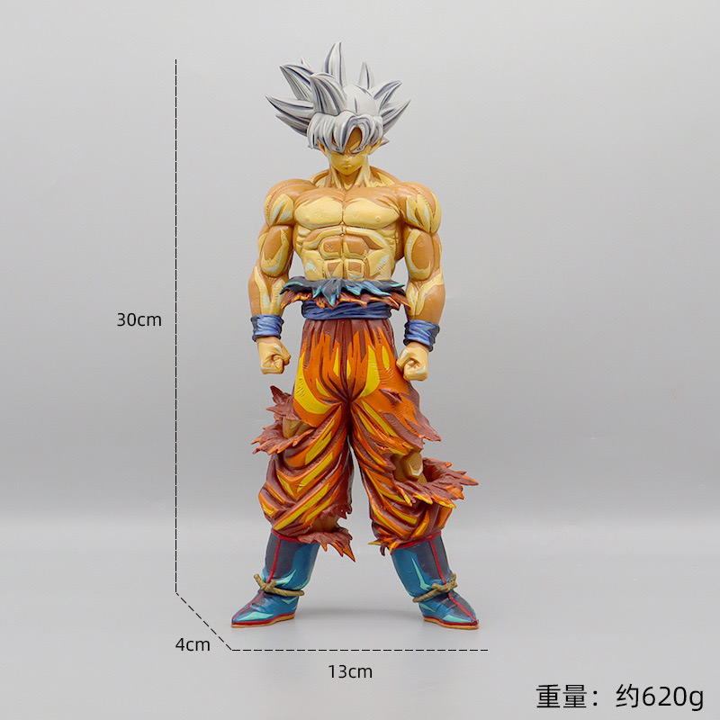 Foto 3 | Figura De Anime Sanmu Dragon Ball Goku  Pelo Gris  Pvc  14 Años O Más - Venta Internacional.