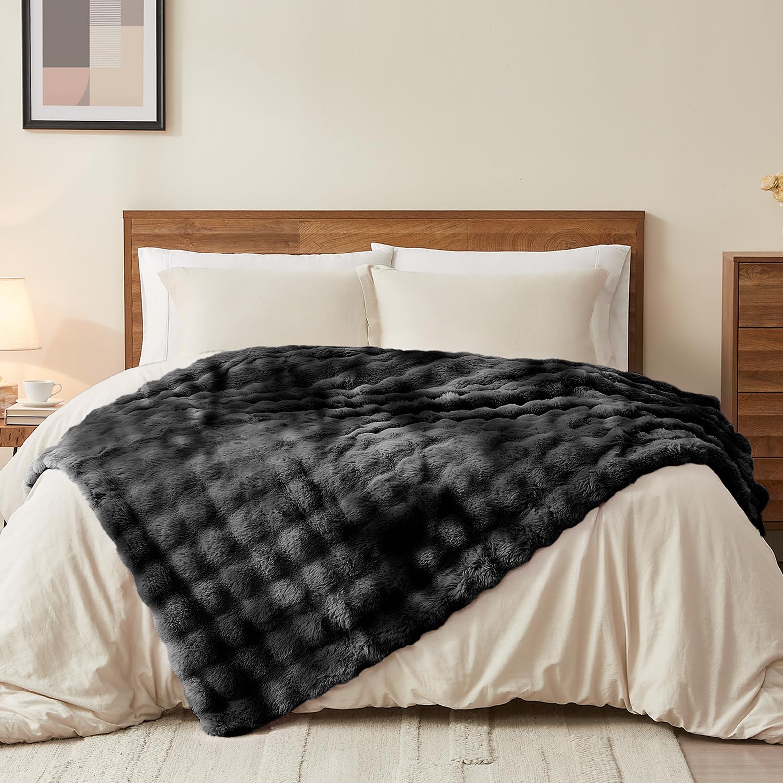 Foto 1 | Manta L'agraty De Piel Sintética De 150 X 200 Cm Para Cama Individual Y Sofá - Venta Internacional.