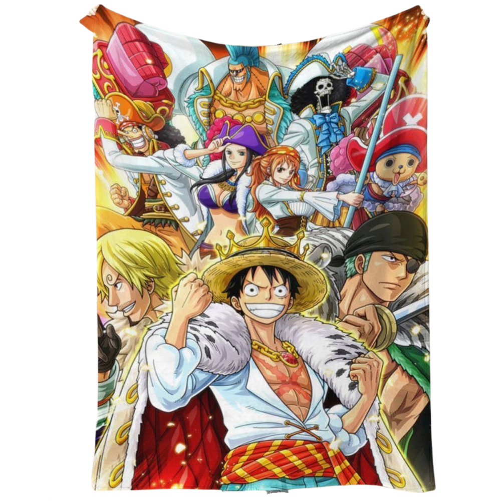Foto 2 pulgar | Manta De Franela Suave De Una Sola Pieza Luffy De Fibra De Poliéster  300 G - Venta Internacional.