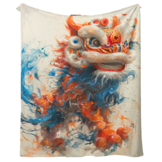 Foto 1 | Manta Sanmu De Franela Suave León Chino Poliéster 300 G - Venta Internacional.