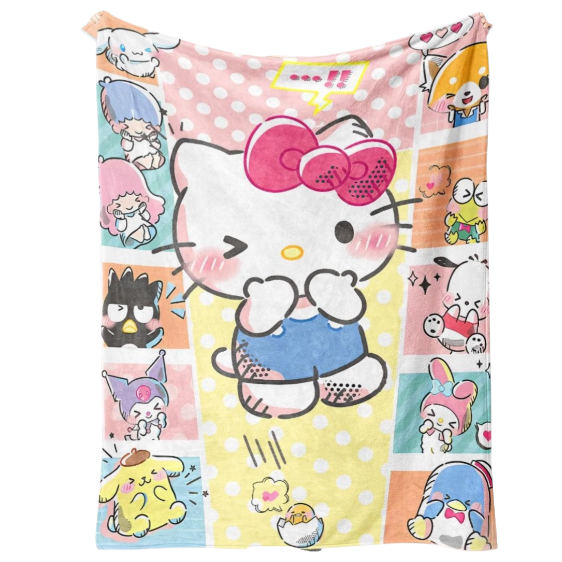 Foto 1 | Manta Sanmu De Franela Suave De Poliéster Hello Kitty  300 G - Venta Internacional.