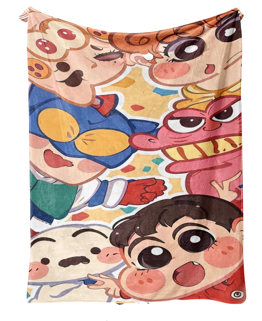 Foto 1 | Manta Sanmu Frannel Soft Anime Crayon Shin-chan- Venta Internacional