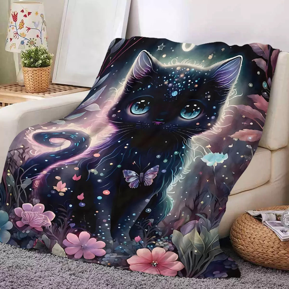 Foto 6 pulgar | Frazada Sanmu de Gato-Venta Internacional