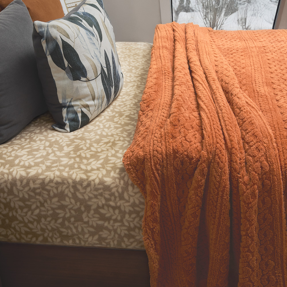 Foto 4 | Cobertor Ligero King Size Elefantito Hogar Ava Color Shedron Suave Textura 3d