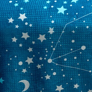 Foto 5 | Cobertor Ligero Individual Elefantito Hogar Galaxia Color Azul Estrellas Suave Térmica