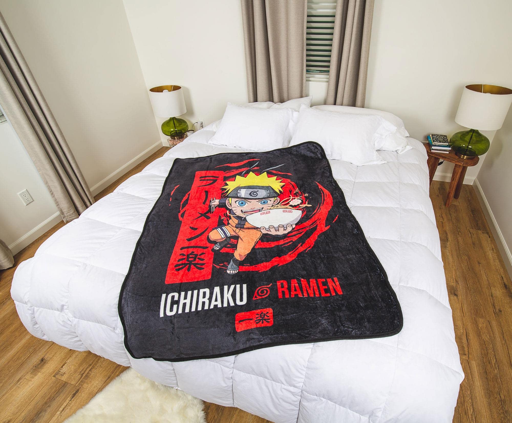 Foto 7 pulgar | Manta Polar Naruto Shippuden Ichiraku Ramen - Venta Internacional.