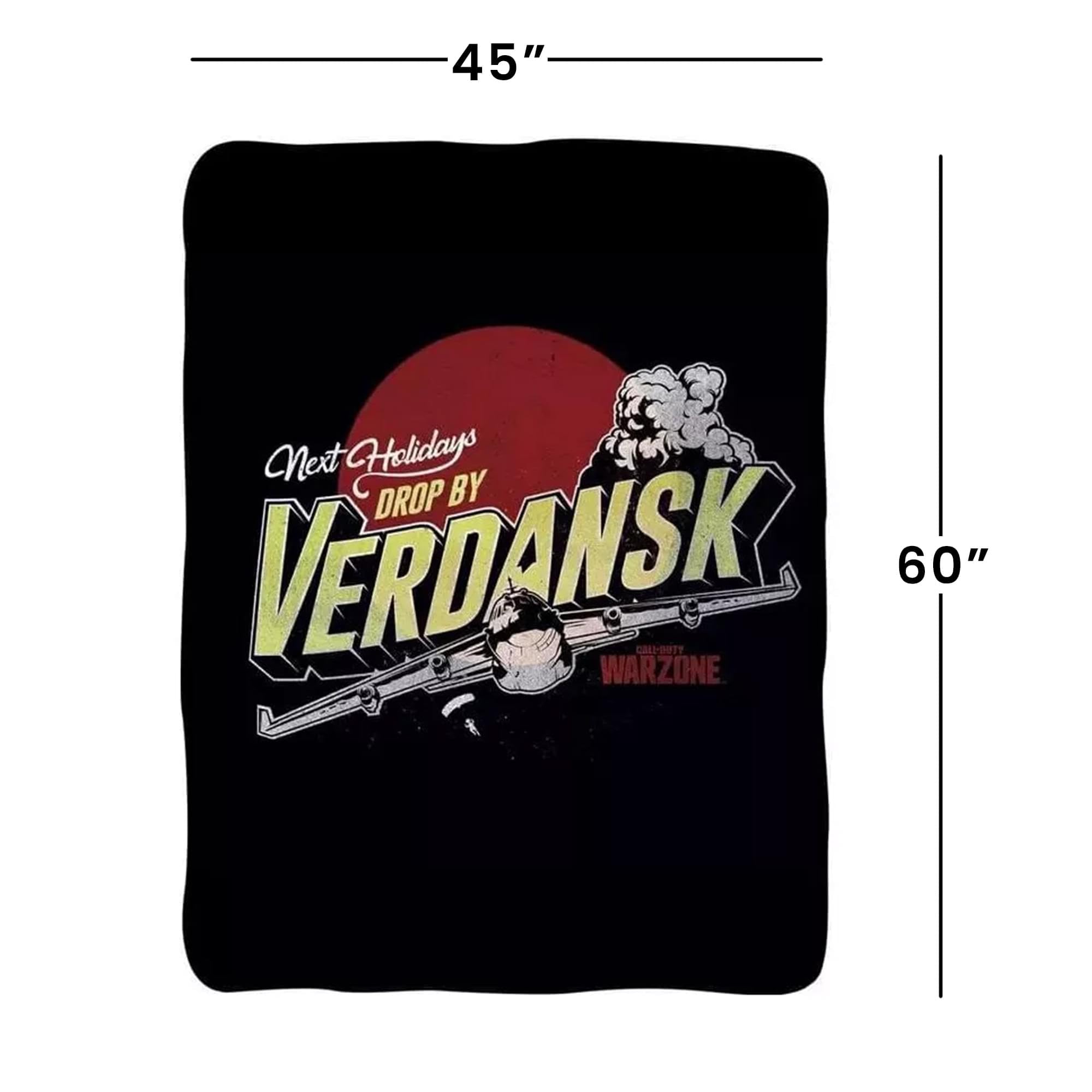 Foto 5 pulgar | Manta Call Of Duty Drop De Verdansk  114 X 152 Cm - Venta Internacional.