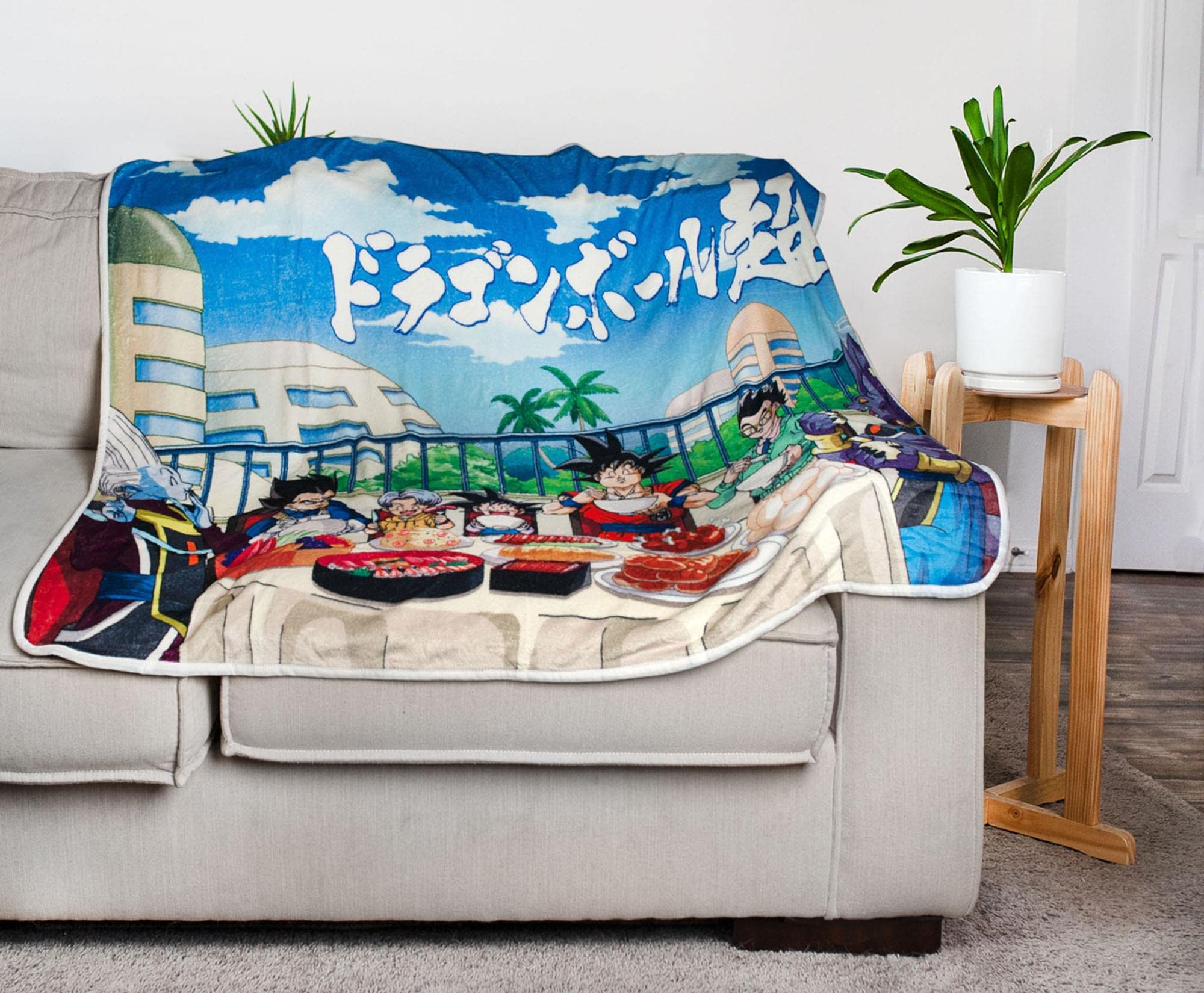 Foto 3 | Manta Just Funky Dragon Ball Super Feast  114 X 152 Cm - Venta Internacional.