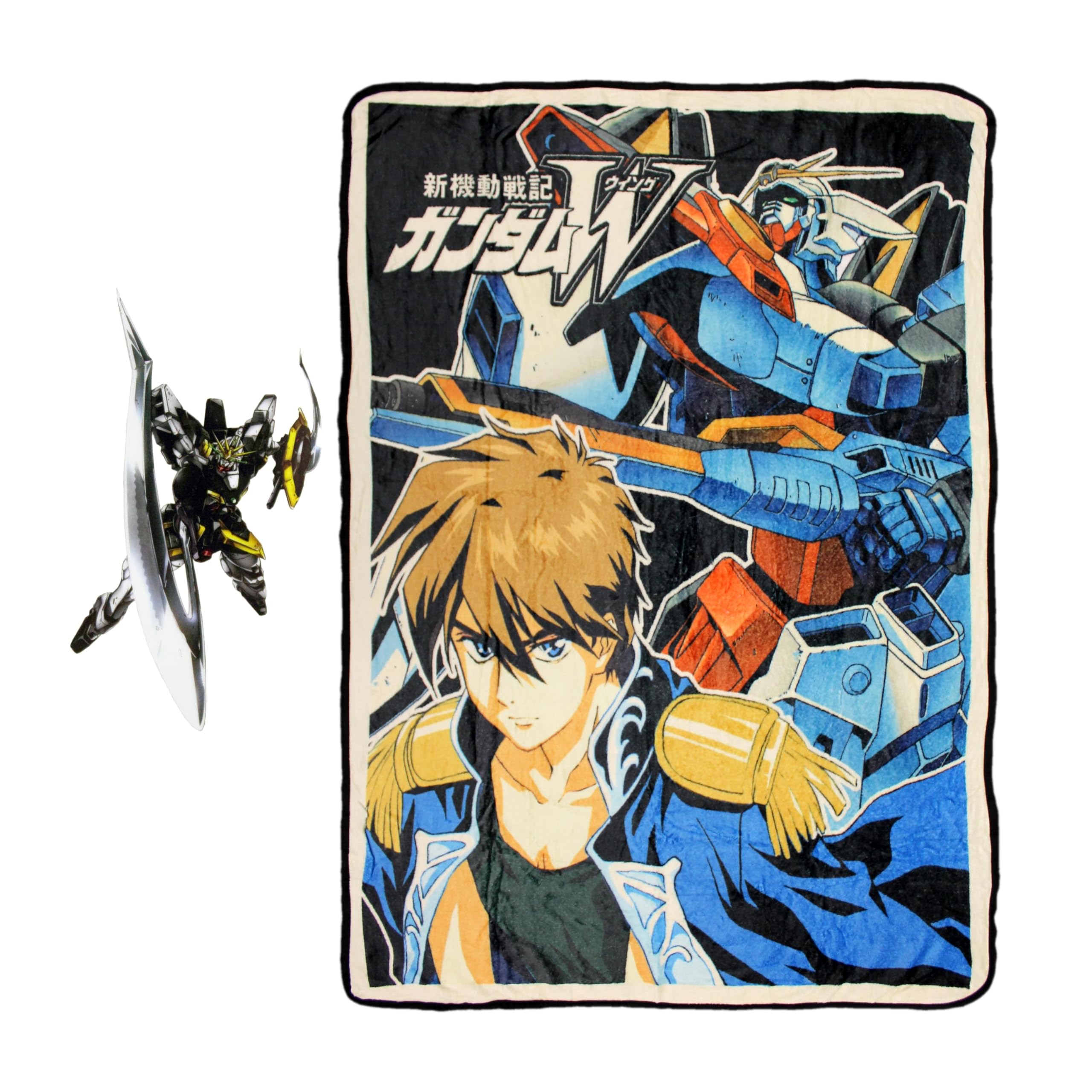 Foto 3 pulgar | Manta Polar Just Funky Gundam Wing  114 X 152 Cm - Venta Internacional.