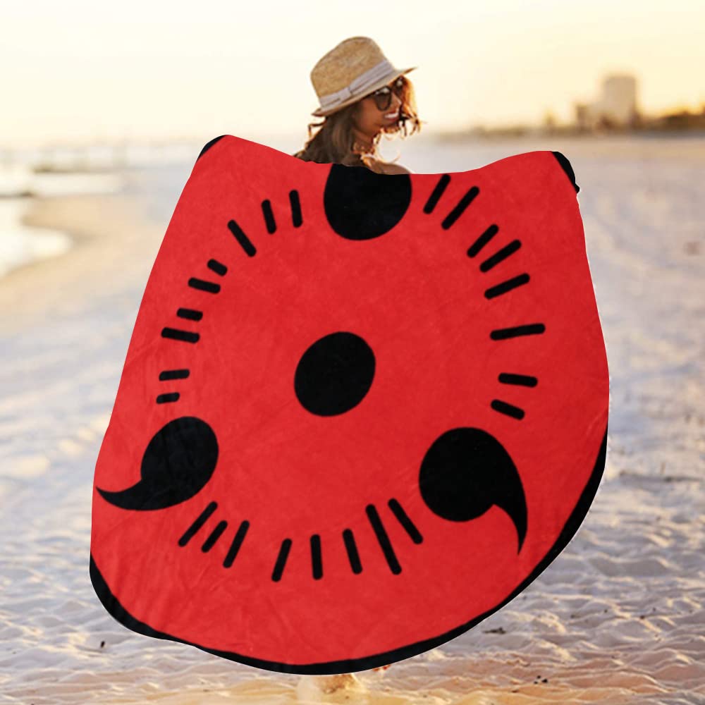 Foto 5 | Manta Just Funky Naruto Shippuden Sharingan 122 Cm - Venta Internacional.
