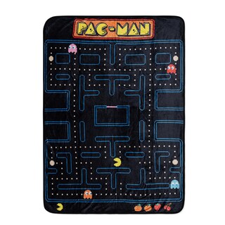 Foto 2 | Manta Toynk Pac-man Classic Maze 114 X 152 Cm - Venta Internacional.