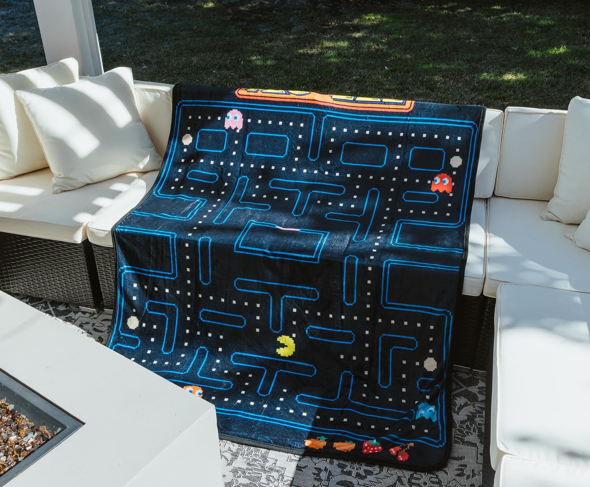 Foto 6 pulgar | Manta Toynk Pac-man Classic Maze 114 X 152 Cm - Venta Internacional.