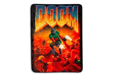 Foto 2 | Manta De Forro Polar Just Funky Doom Clásica Y Acogedora 114 X 152 Cm - Venta Internacional.