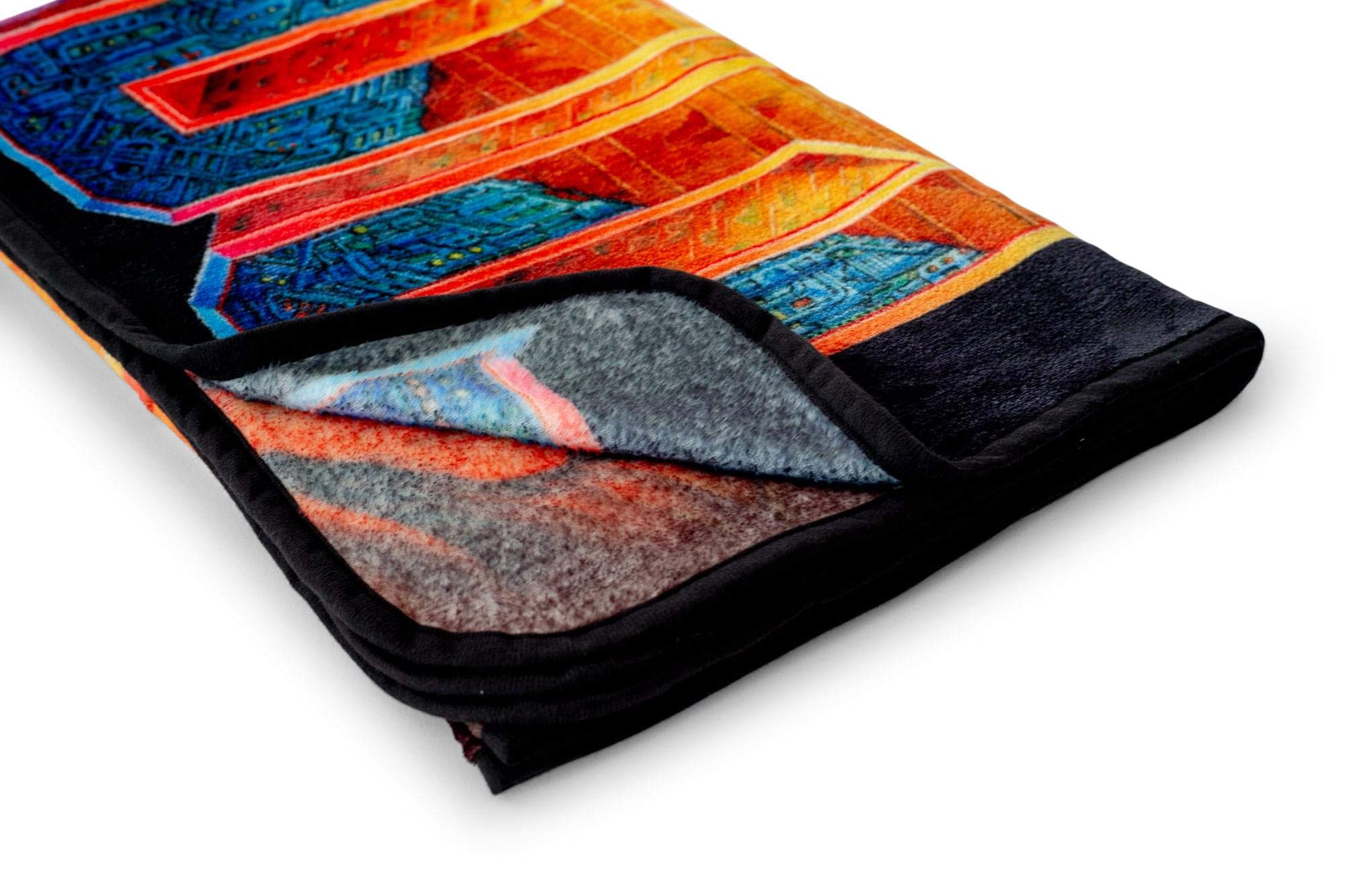 Foto 4 pulgar | Manta De Forro Polar Just Funky Doom  Clásica Y Acogedora  114 X 152 Cm - Venta Internacional.
