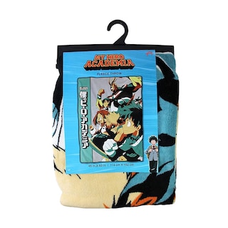 Foto 7 | Manta De Felpa Just Funky My Hero Academia Mha Azul Claro 114 X 152 Cm - Venta Internacional.