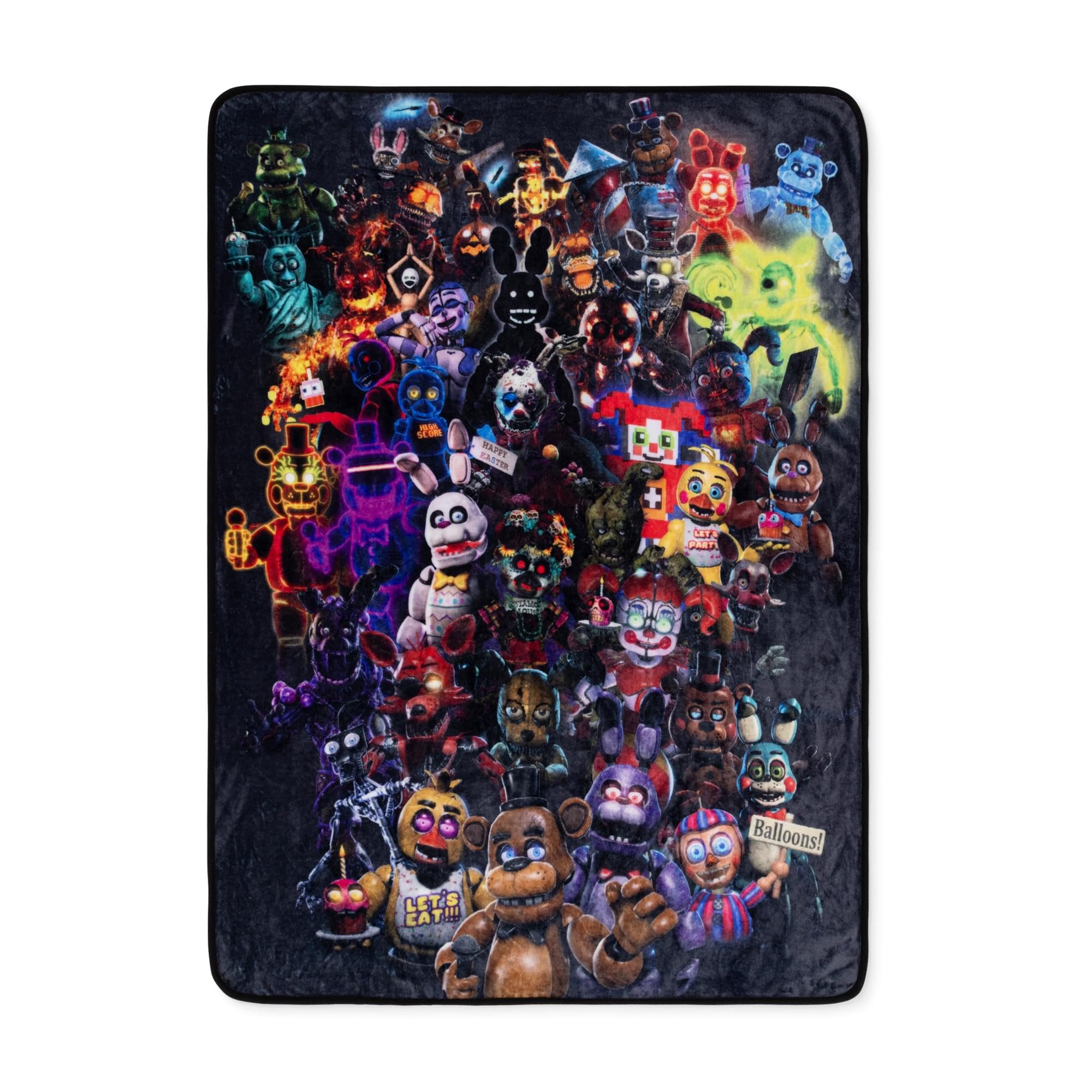 Foto 2 pulgar | Manta Silver Buffalo Five Nights At Freddy's Fleece - Venta Internacional.