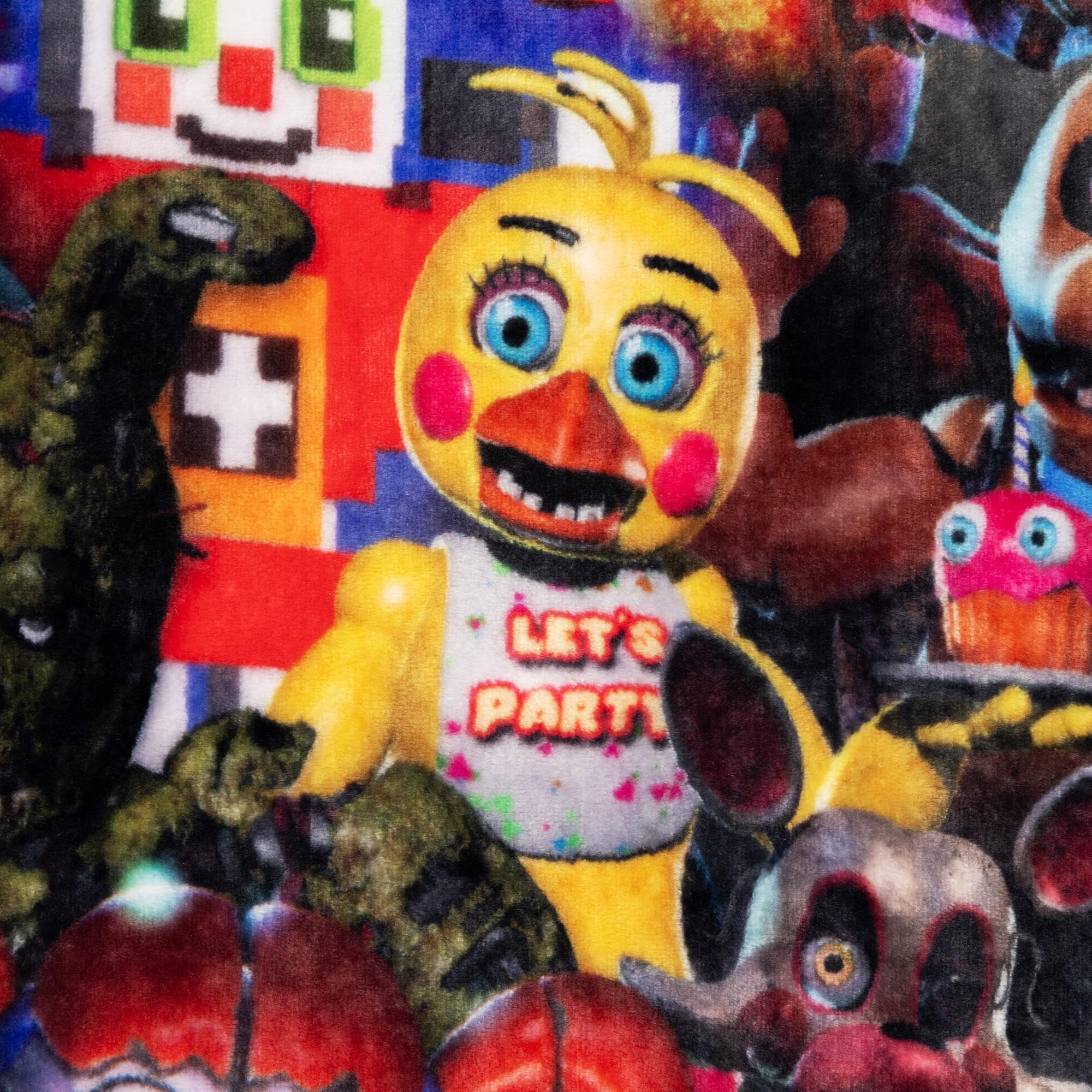Foto 4 pulgar | Manta Silver Buffalo Five Nights At Freddy's Fleece - Venta Internacional.