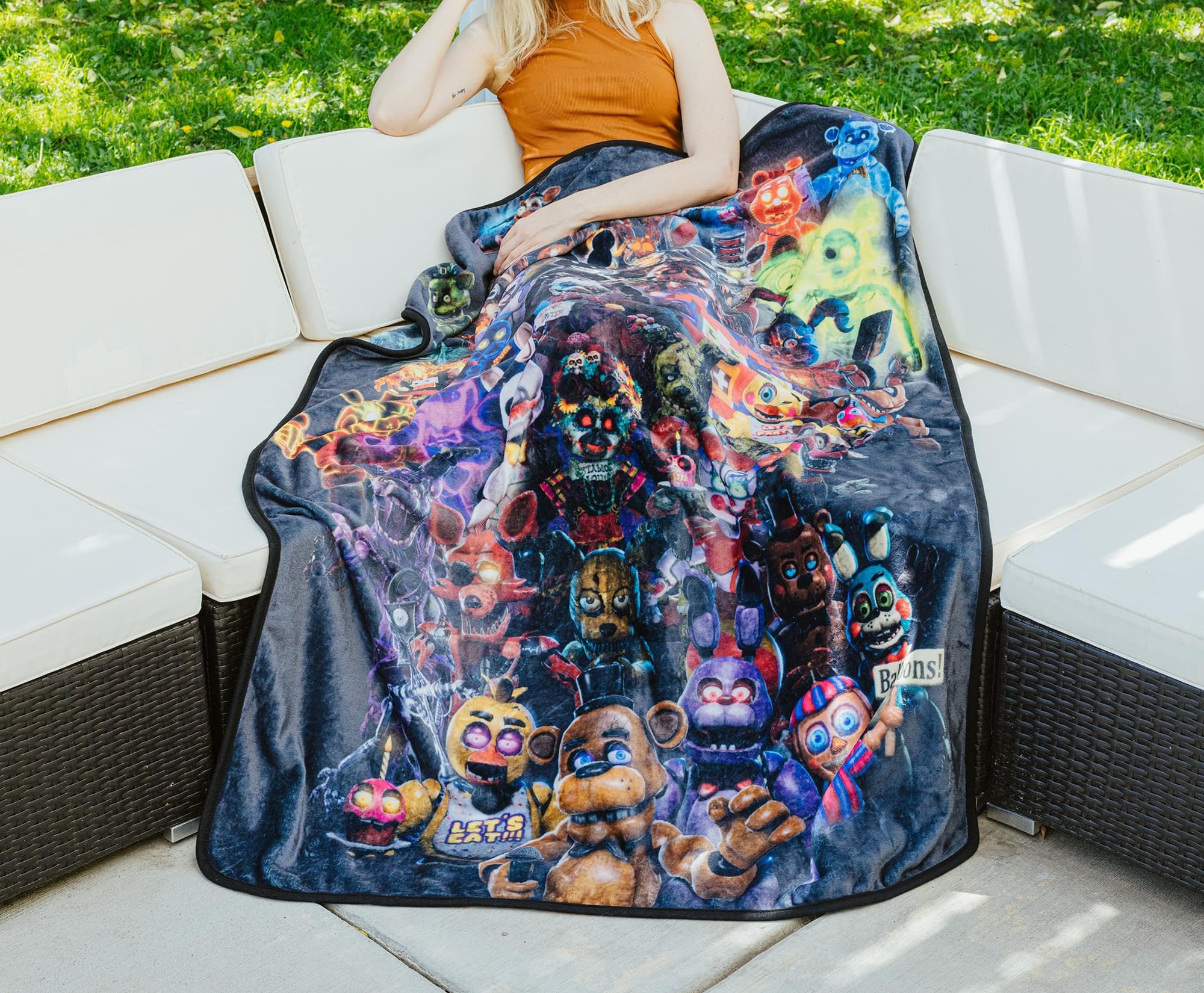 Foto 5 | Manta Silver Buffalo Five Nights At Freddy's Fleece - Venta Internacional.