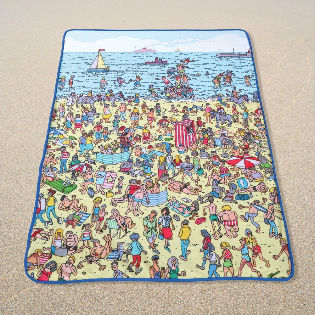 Foto 3 pulgar | Manta Polar Just Funky Waldo On The Beach  115 X 150 Cm - Venta Internacional.