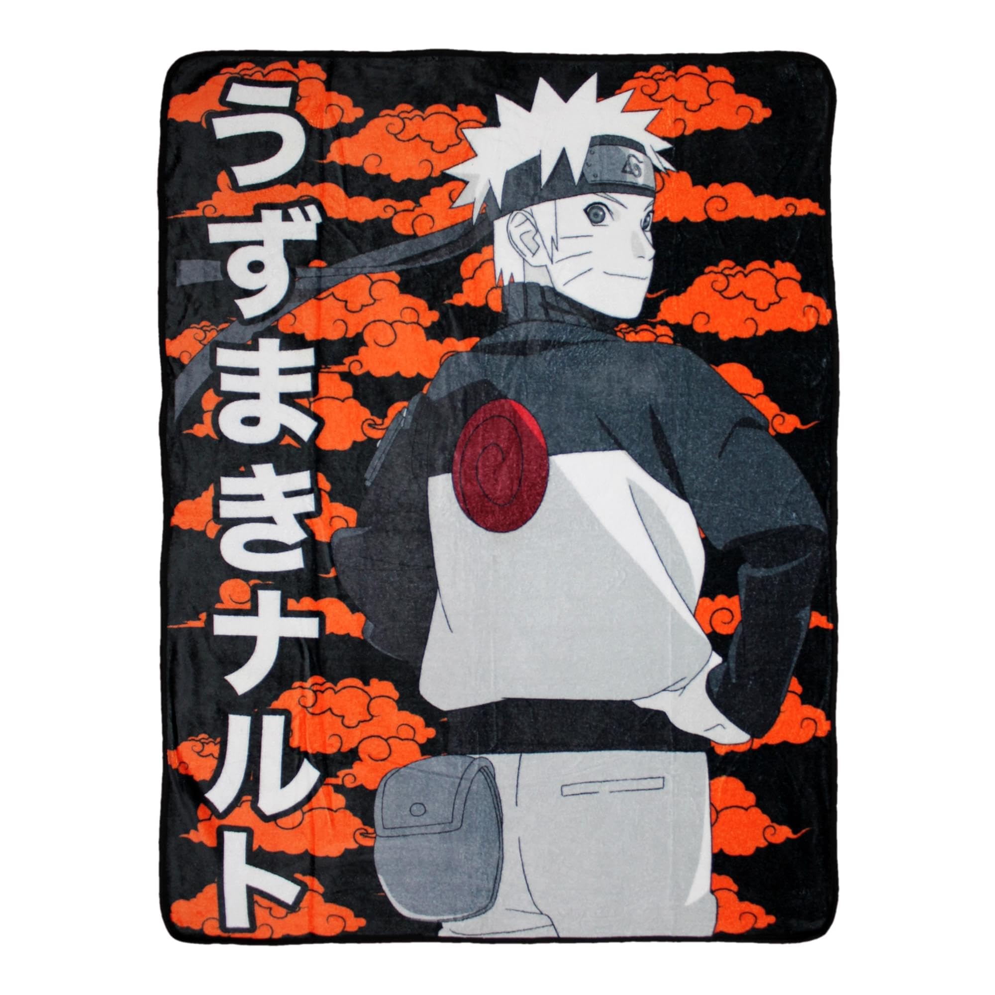 Foto 1 | Manta Polar Con Los Personajes De Just Funky Naruto Shippuden - Venta Internacional.