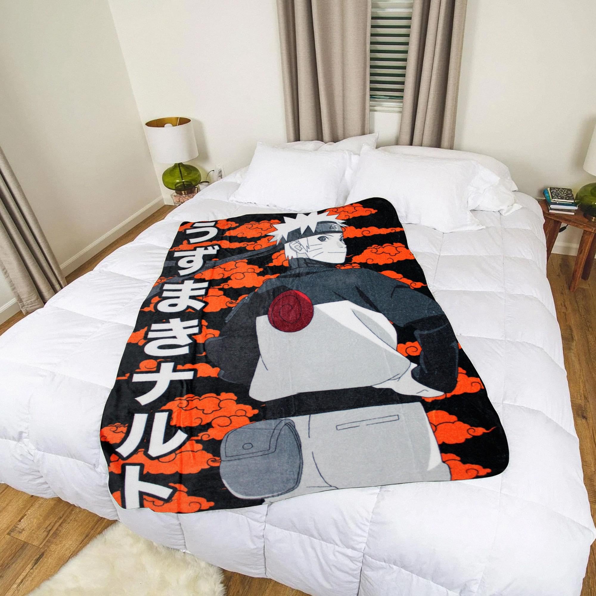 Foto 4 pulgar | Manta Polar Con Los Personajes De Just Funky Naruto Shippuden - Venta Internacional.