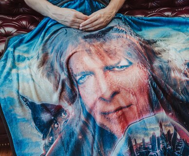 Foto 6 | Manta Polar Con Póster De La Película Toynk Labyrinth 114 X 152 Cm - Venta Internacional.