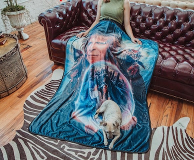 Foto 7 | Manta Polar Con Póster De La Película Toynk Labyrinth 114 X 152 Cm - Venta Internacional.