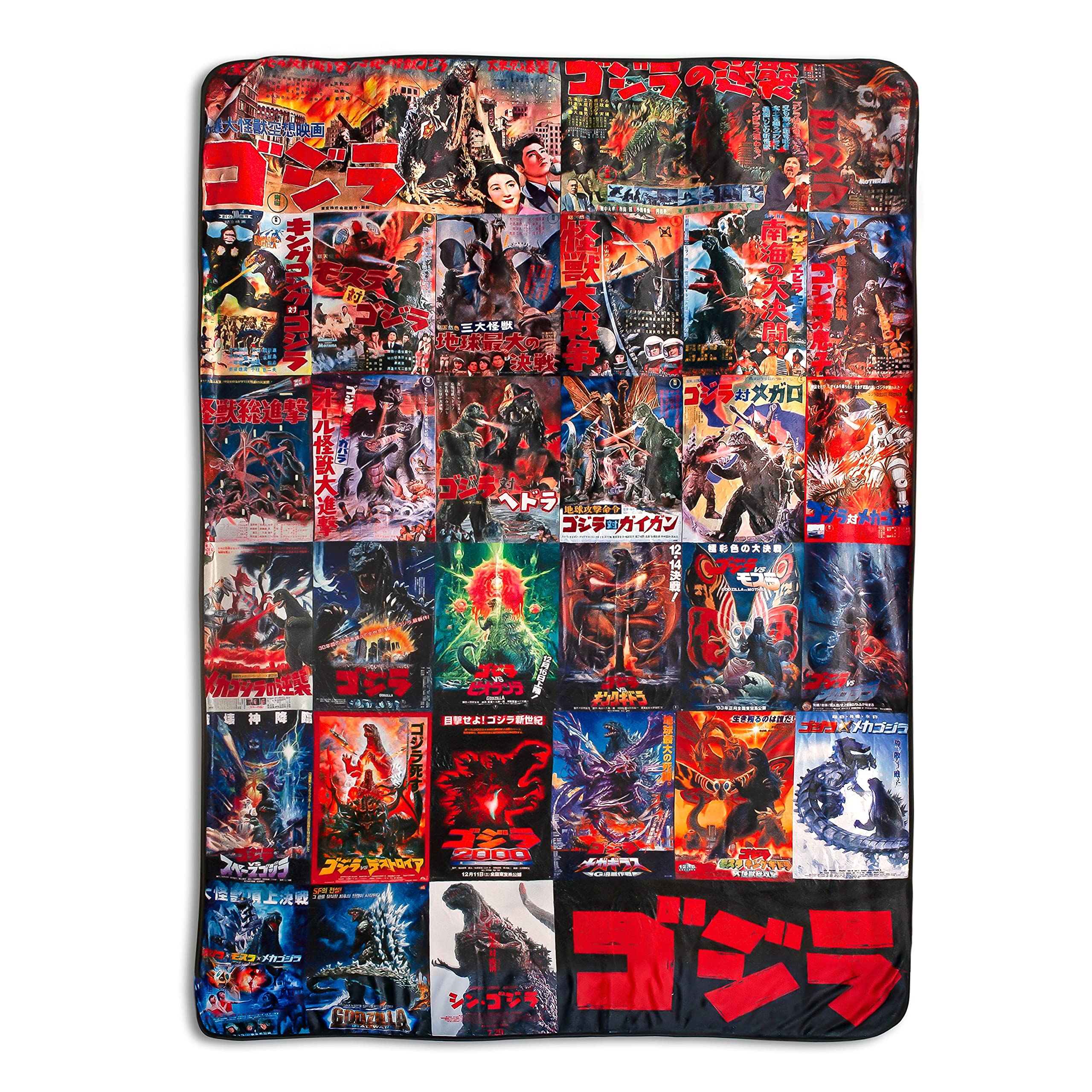 Foto 1 | Póster De La Película Godzilla De Throw Blanket  Tamaño Grande  76 X 54 Pulgadas - Venta Internacional.