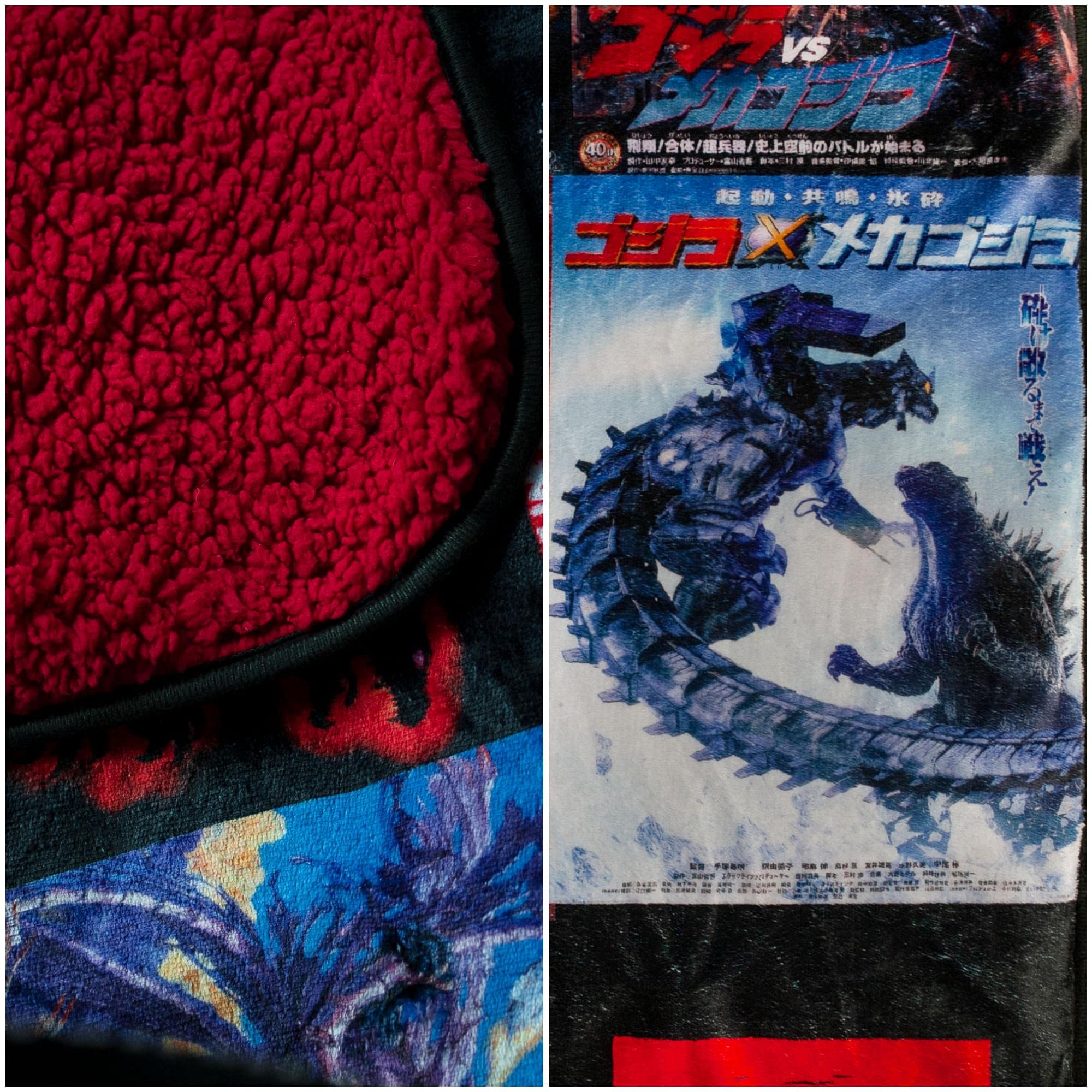 Foto 5 pulgar | Póster De La Película Godzilla De Throw Blanket  Tamaño Grande  76 X 54 Pulgadas - Venta Internacional.