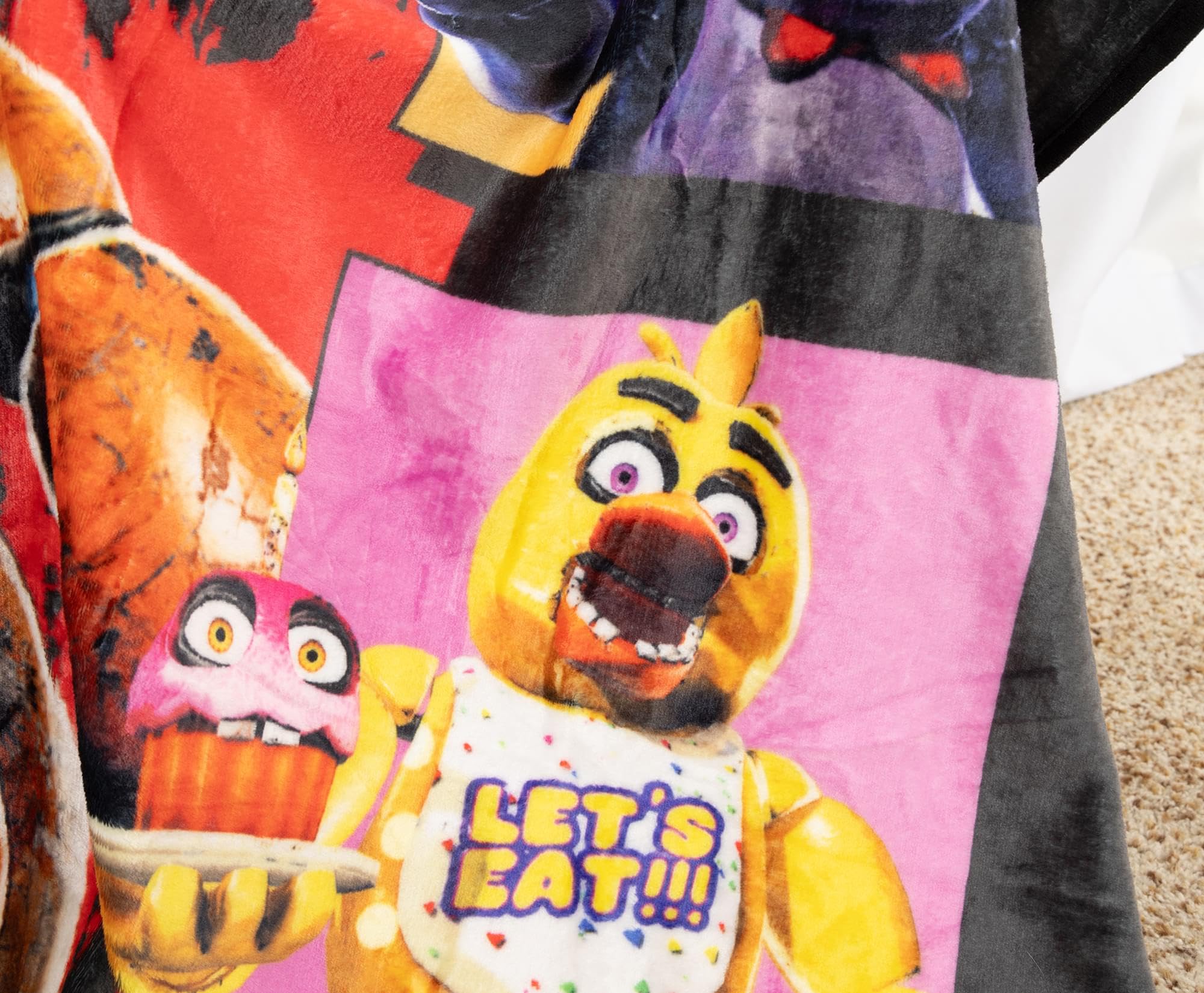 Foto 7 pulgar | Manta Silver Buffalo Five Nights At Freddy's - Venta Internacional.