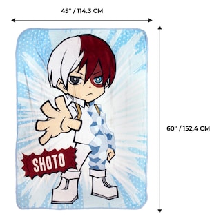 Foto 2 | Manta De Felpa Just Funky My Hero Academia Mha-sky Blue - Venta Internacional.