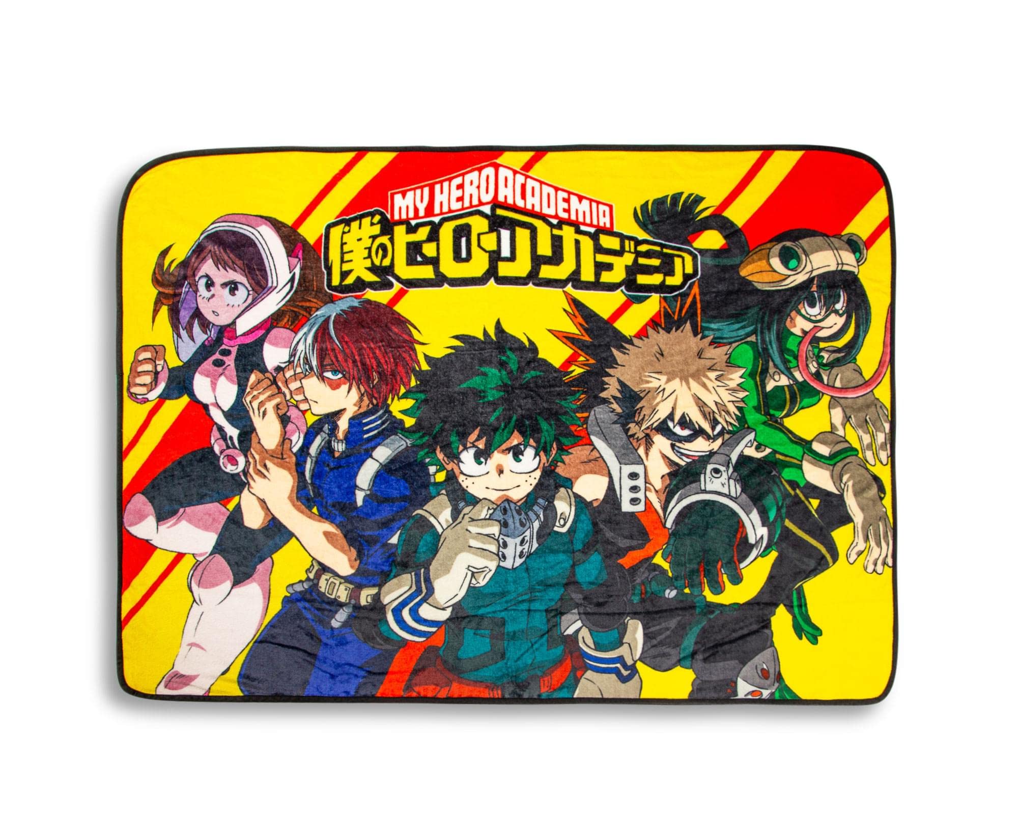 Foto 3 pulgar | Manta Just Funky Con Los Personajes De My Hero Academia  115 X 152 Cm - Venta Internacional.